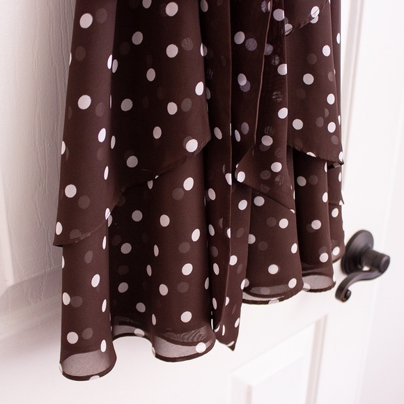 White House Black Market Polka Dot Dress - Picture 3 of 6